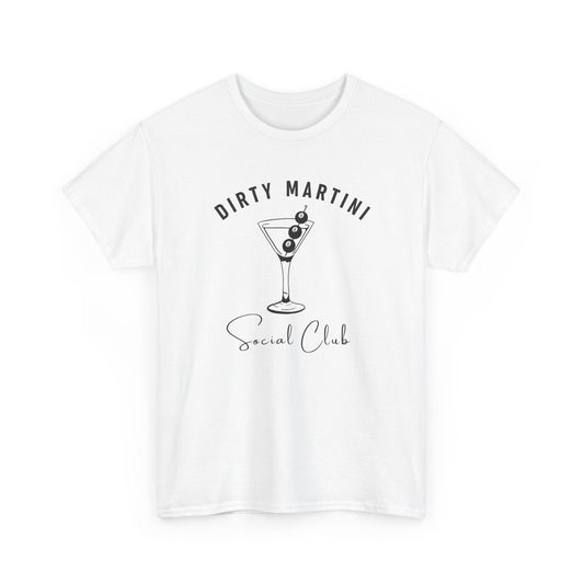 Dirty Martini Social Club T-Shirt I Books + Sips Merch