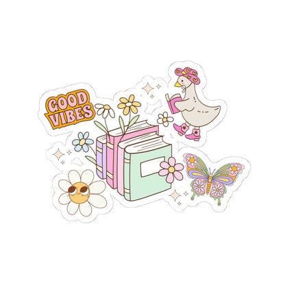 Cozy Bookish Scene Sticker