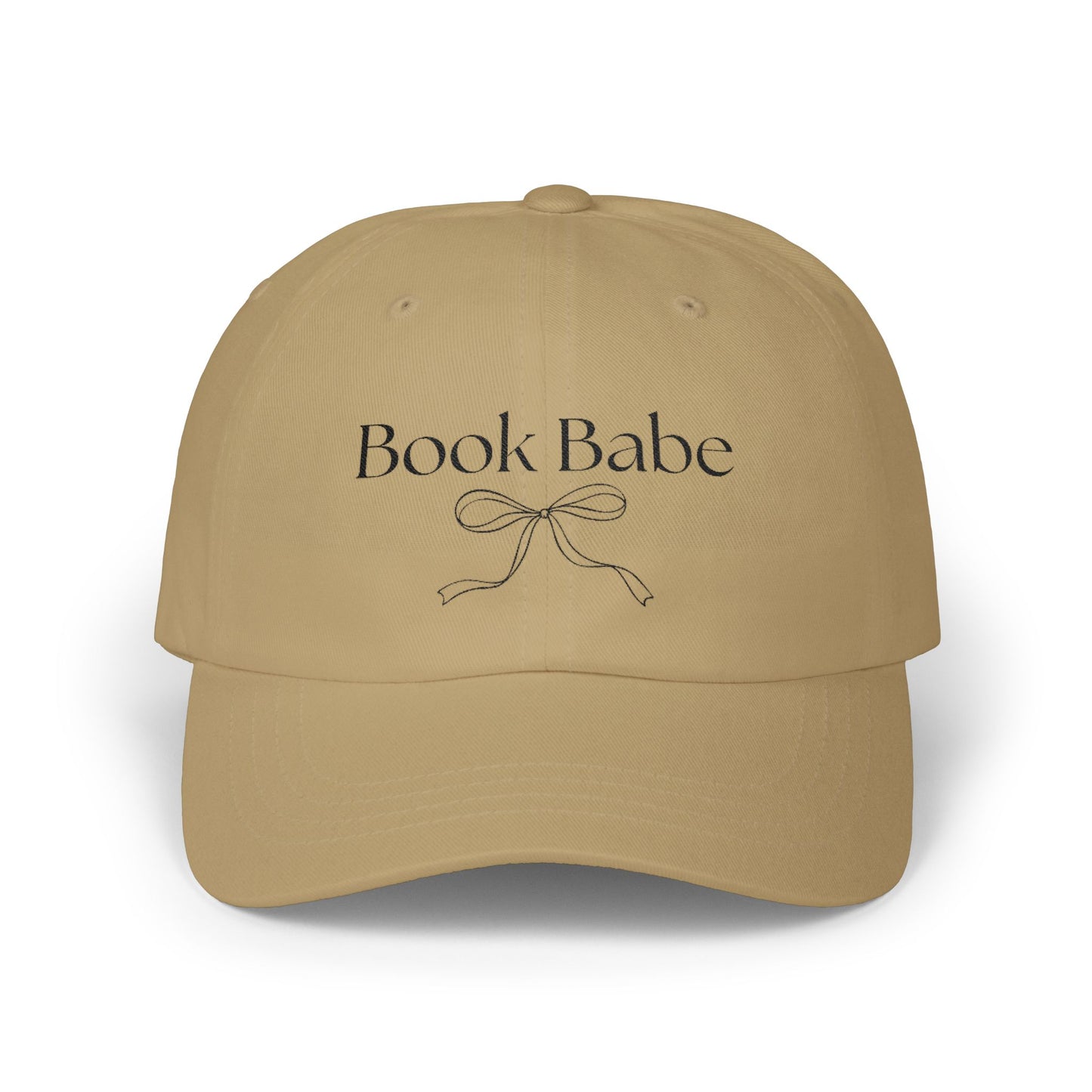 Book Babe Embroidered Hat-Black
