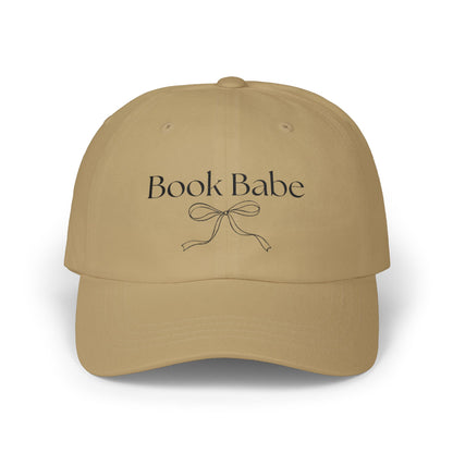 Book Babe Embroidered Hat-Black