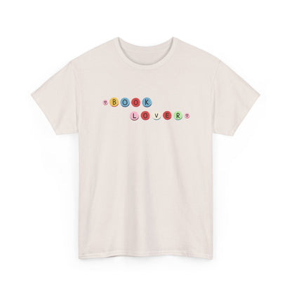 Book Lover T-Shirt — Colorful Bead Reading Tee