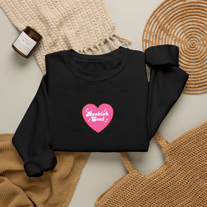Bookish Soul Embroidered Crewneck Sweatshirt