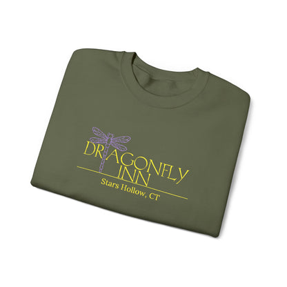 Dragonfly Inn Embroidered Crewneck Sweatshirt-Gilmore Girls Stars Hollow