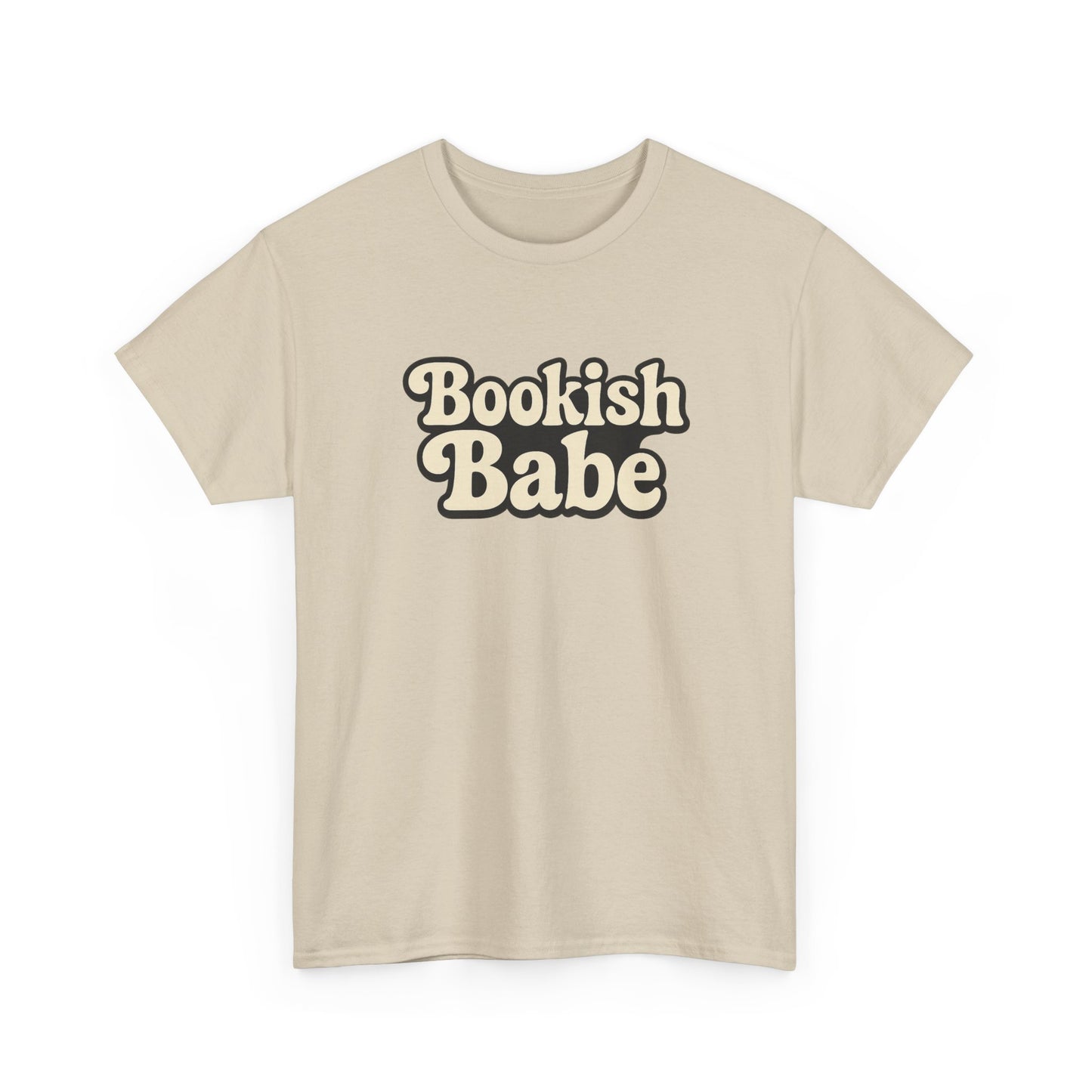 Bookish Babe T‑Shirt — Retro Typography Tee for Book Lovers