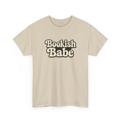 Bookish Babe T‑Shirt — Retro Typography Tee for Book Lovers