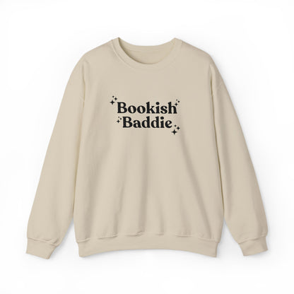 Bookish Baddie Embroidered Crewneck Sweatshirt