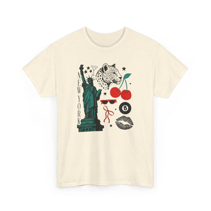 New York Socialite Summer Cotton T-Shirt-Gossip Girl