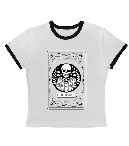 The Reader Retro Cropped Tee