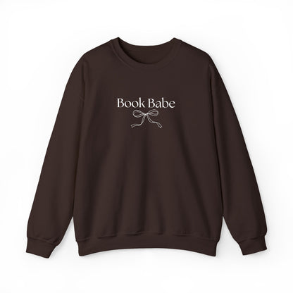 Book Babe Embroidered Crewneck Sweatshirt