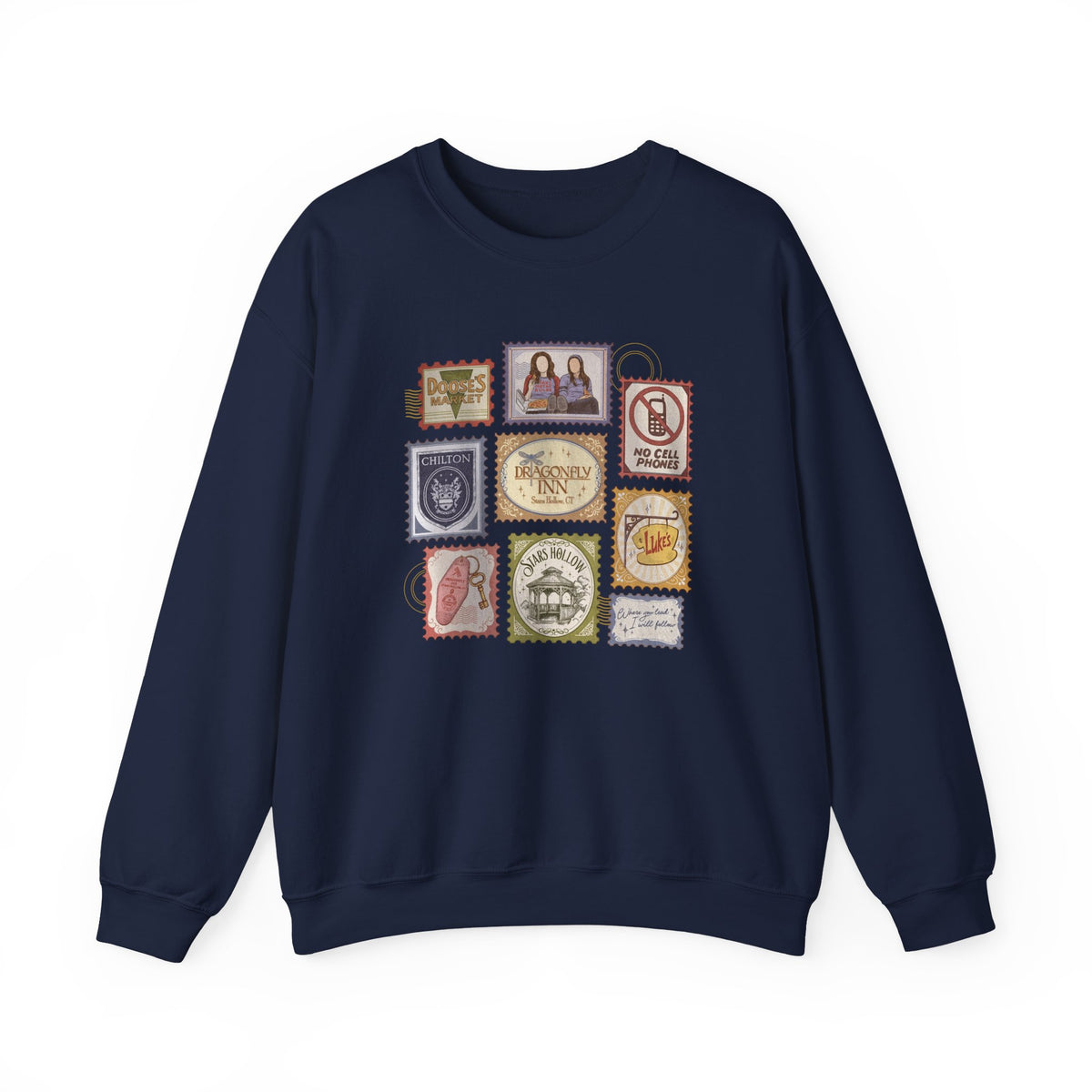 Gilmore Girls Vintage Stamp Crewneck Sweatshirt