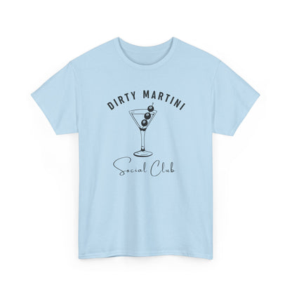 Dirty Martini Social Club T-Shirt I Books + Sips Merch
