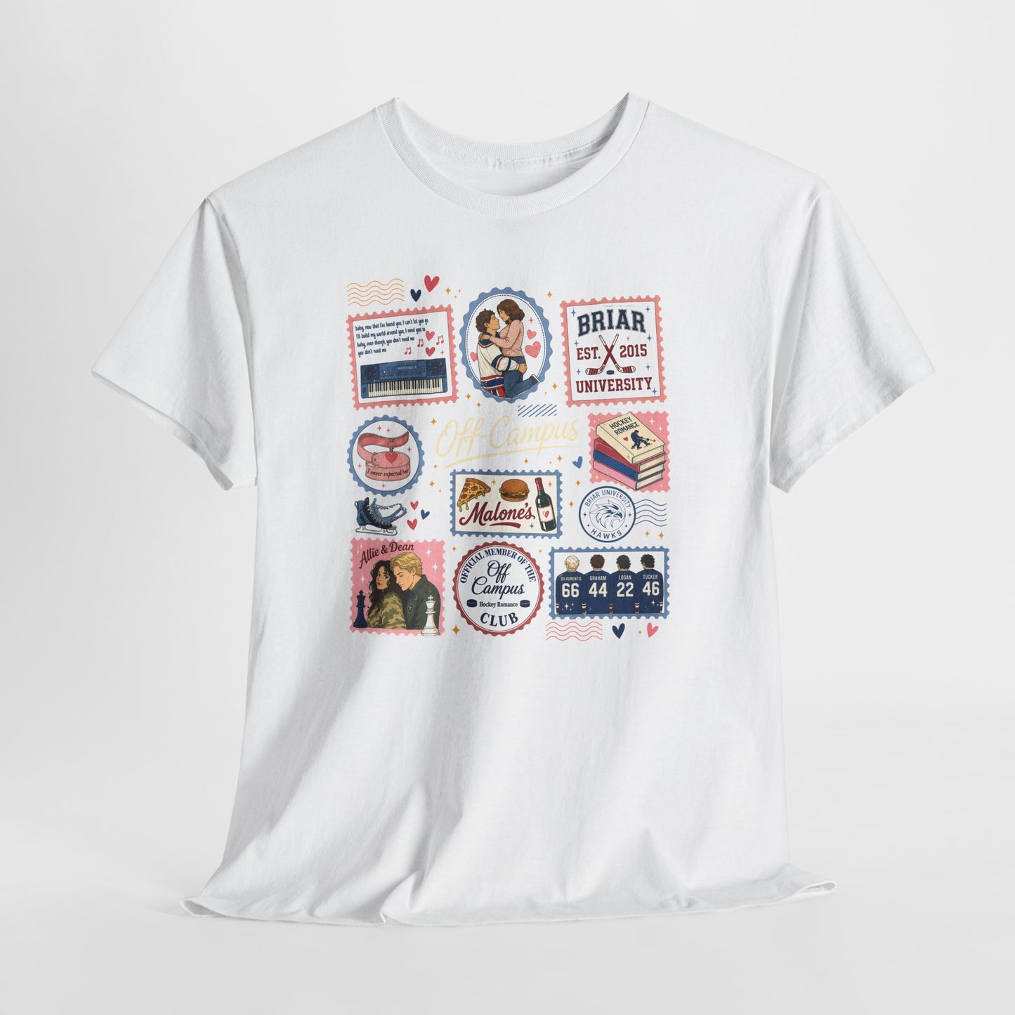 Off-Campus Hockey Romance T-Shirt