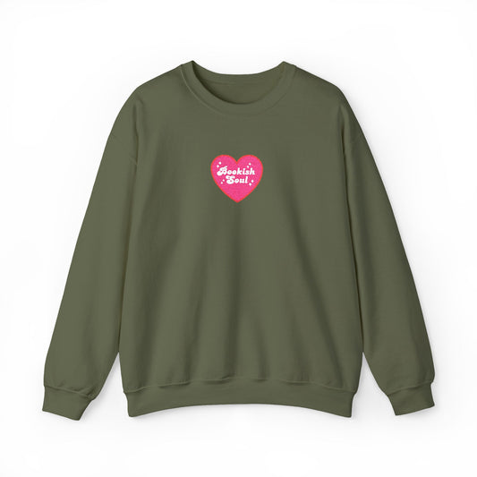 Bookish Soul Embroidered Crewneck Sweatshirt