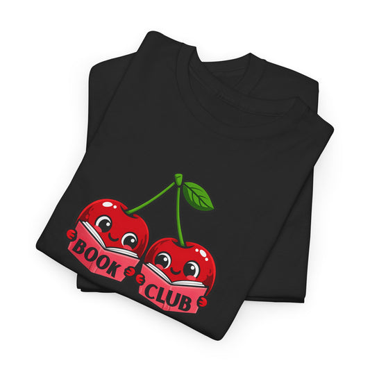 Book Club Cherry T-Shirt — Cute Retro Reading Tee