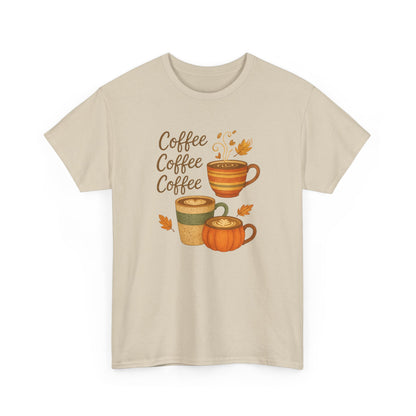 Coffee, Coffee, Coffee Tee Cozy Autumn T-Shirt-Gilmore Girls Tee