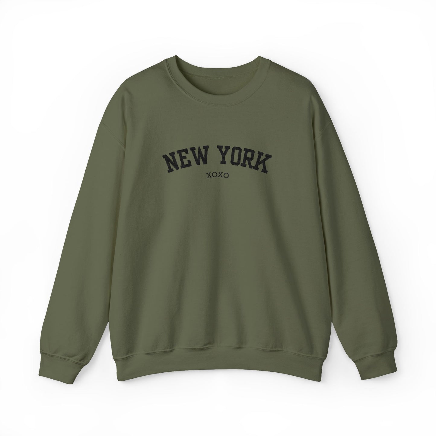 New York XOXO Embroidered Crewneck Sweatshirt-Gossip Girl