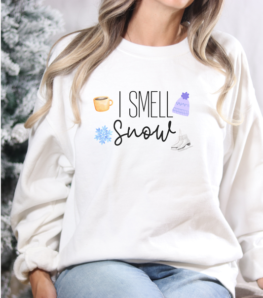 I Smell Snow Crewneck Sweatshirt-Cozy Gilmore Girls Apparel