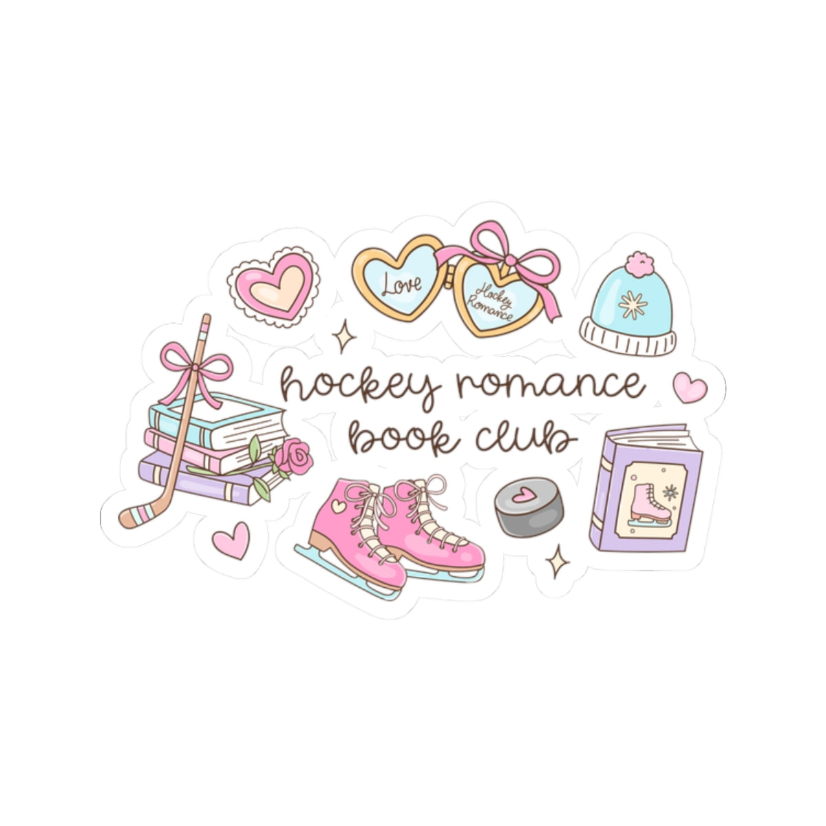 Hockey Romance Book Club Sticker