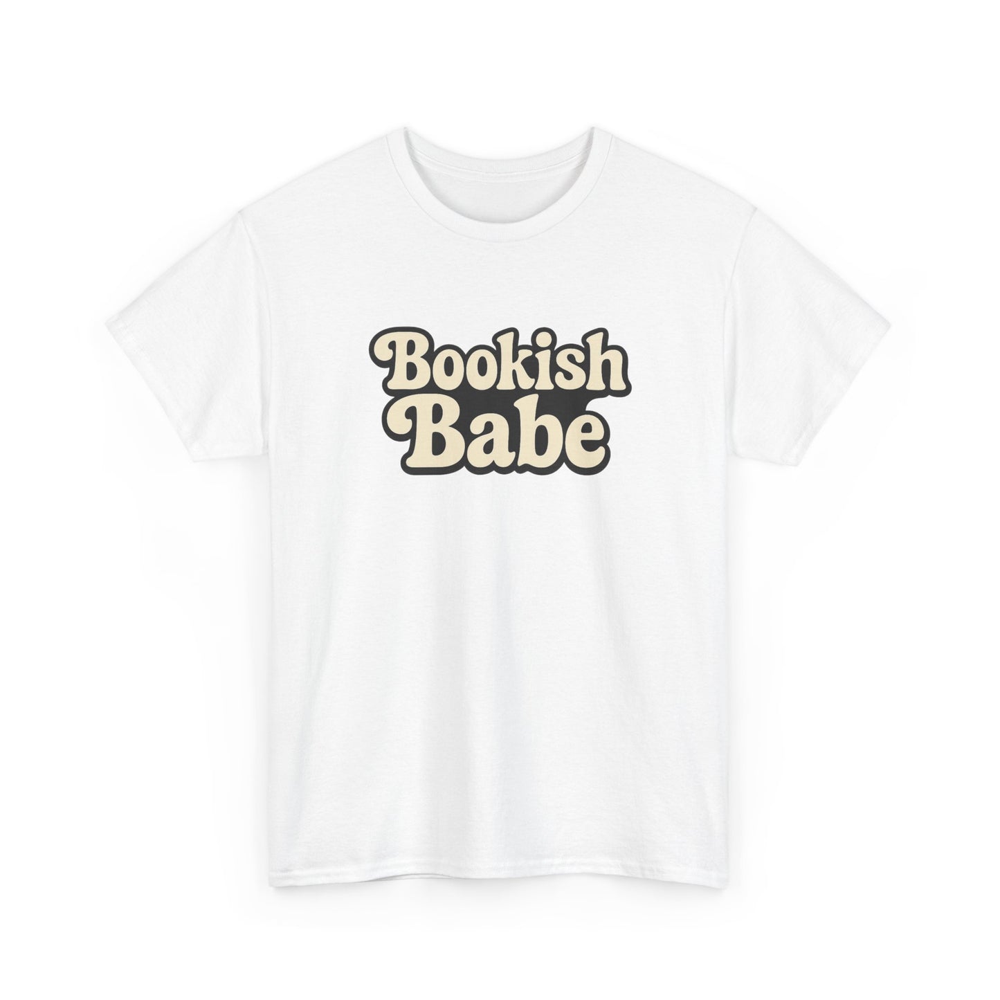 Bookish Babe T‑Shirt — Retro Typography Tee for Book Lovers