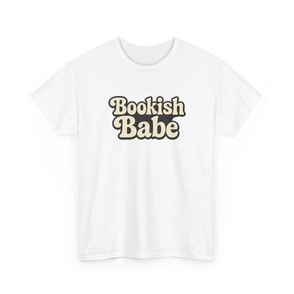 Bookish Babe T‑Shirt — Retro Typography Tee for Book Lovers