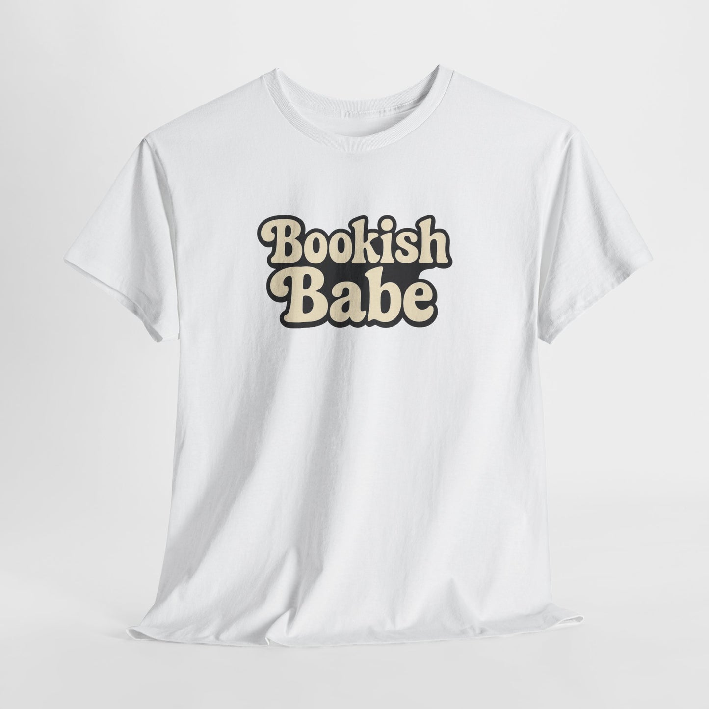 Bookish Babe T‑Shirt — Retro Typography Tee for Book Lovers