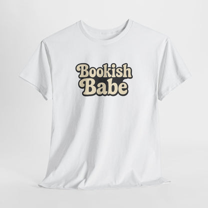 Bookish Babe T‑Shirt — Retro Typography Tee for Book Lovers