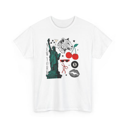 New York Socialite Summer Cotton T-Shirt-Gossip Girl