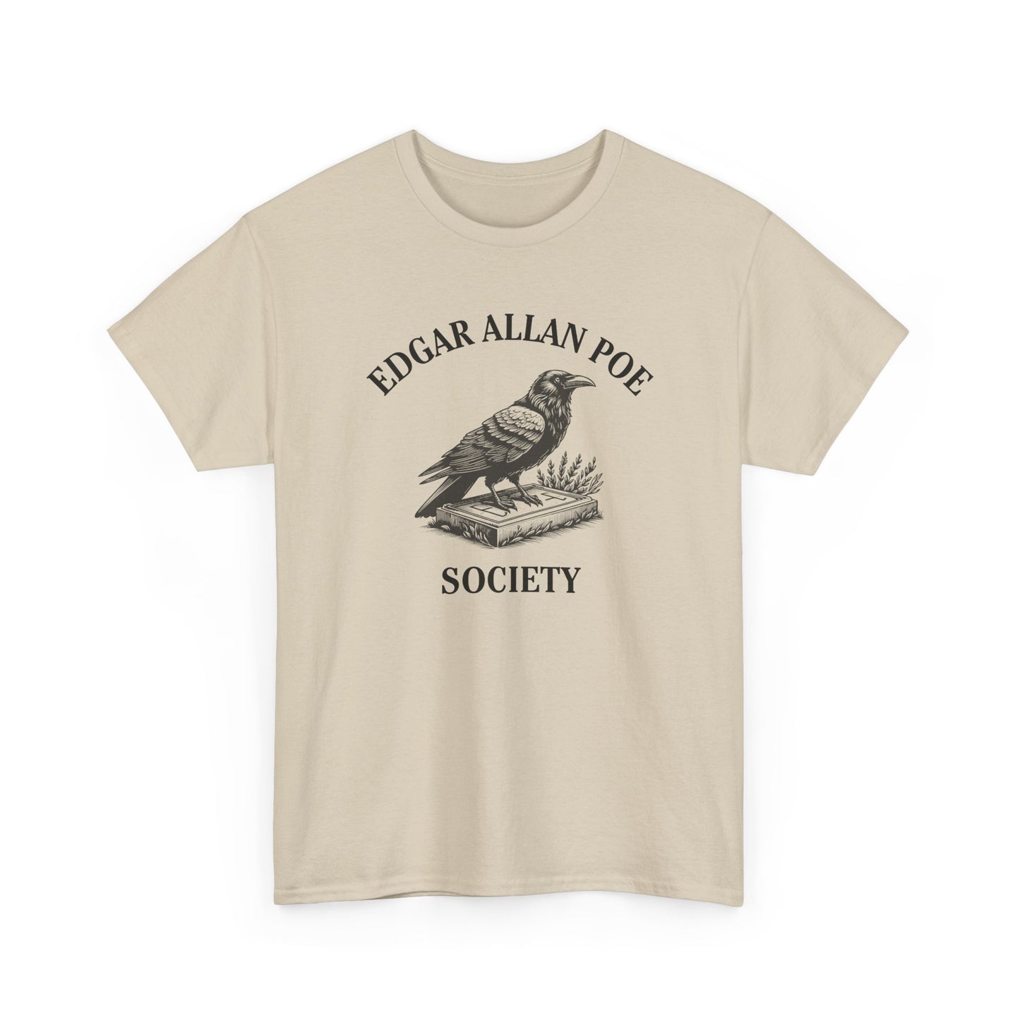 Edgar Allan Poe Society Tee-Raven Reader– Books + Sips Collection