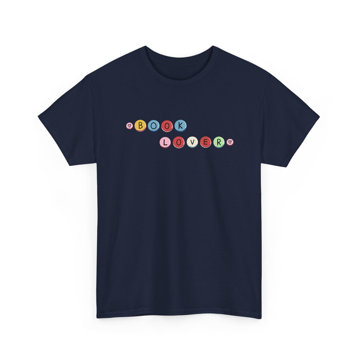 Book Lover T-Shirt — Colorful Bead Reading Tee