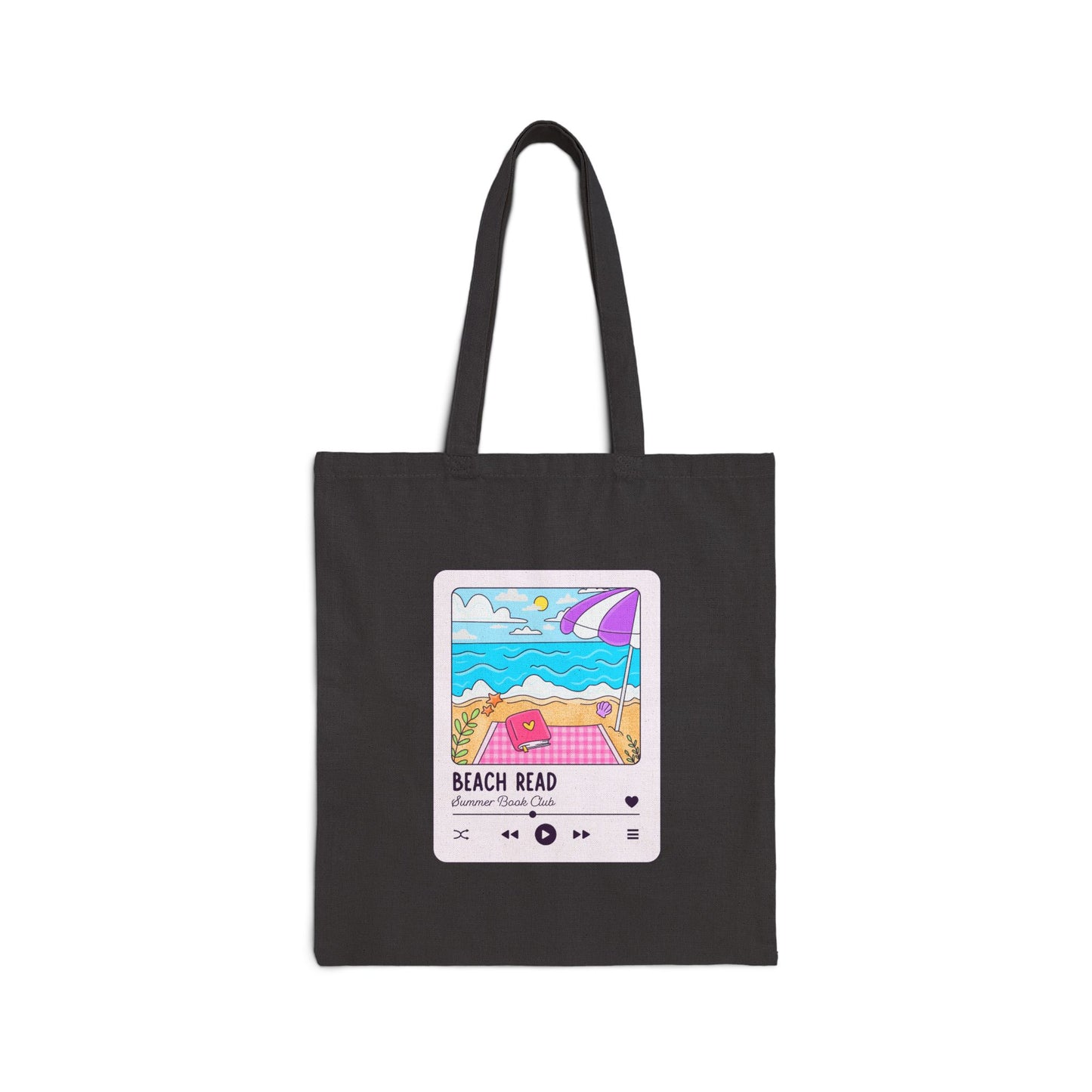 Beach Read Playlist Tote-Pink Design