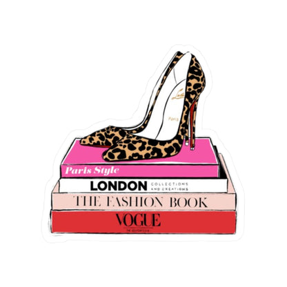Book Stack & Heels Sticker