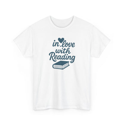 Reading Lover T-Shirt – "In Love With Reading" Graphic Tee for Book Lovers