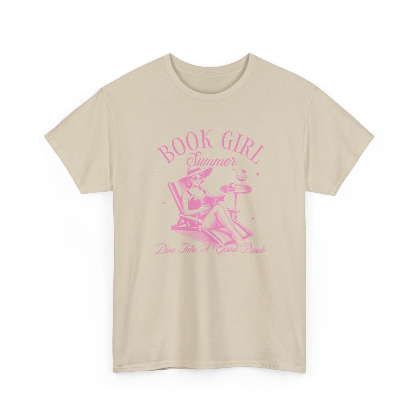 Book Girl Summer Girly Pop Tee-Bookish T-Shirt