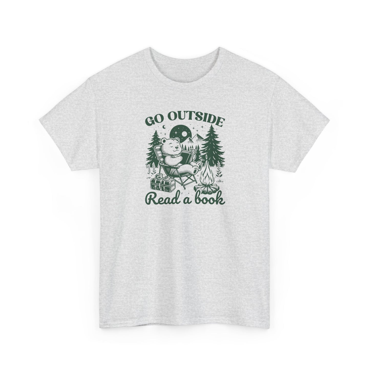 Go Outside Read a Book T-Shirt — Bookish Tee
