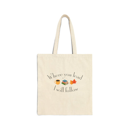 Gilmore Girls-Where You Lead, I Will Follow Tote Bag-Book Lovers & Pop Culture