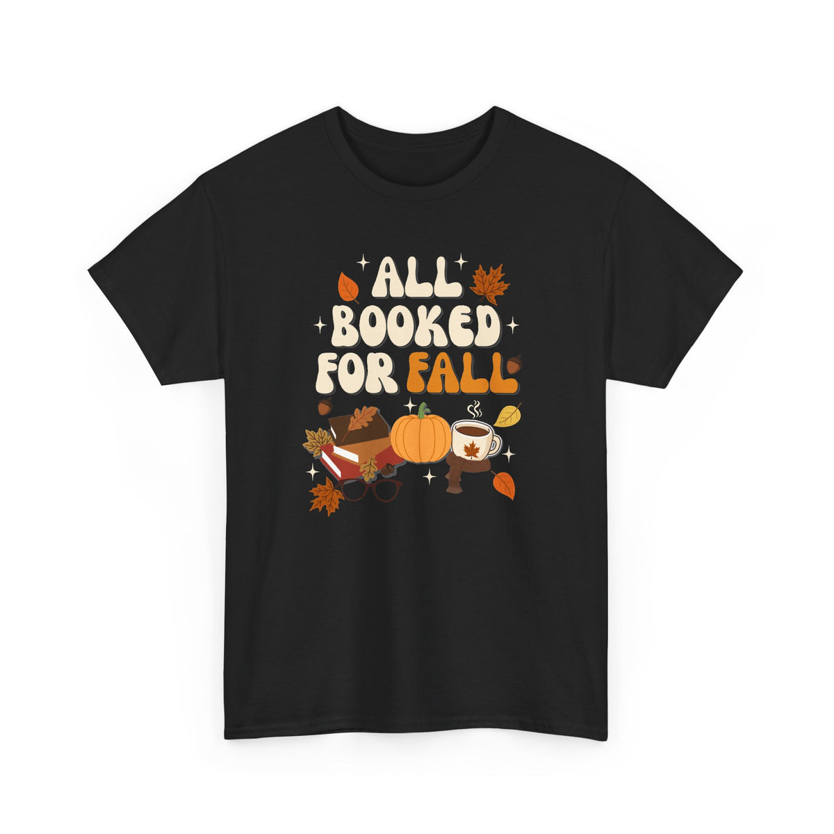 All Booked for Fall Bookish T-Shirt 🍂📚