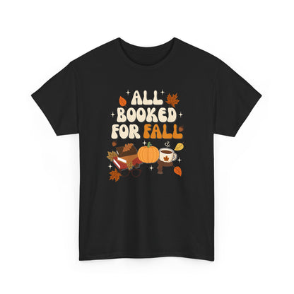 All Booked for Fall Bookish T-Shirt 🍂📚