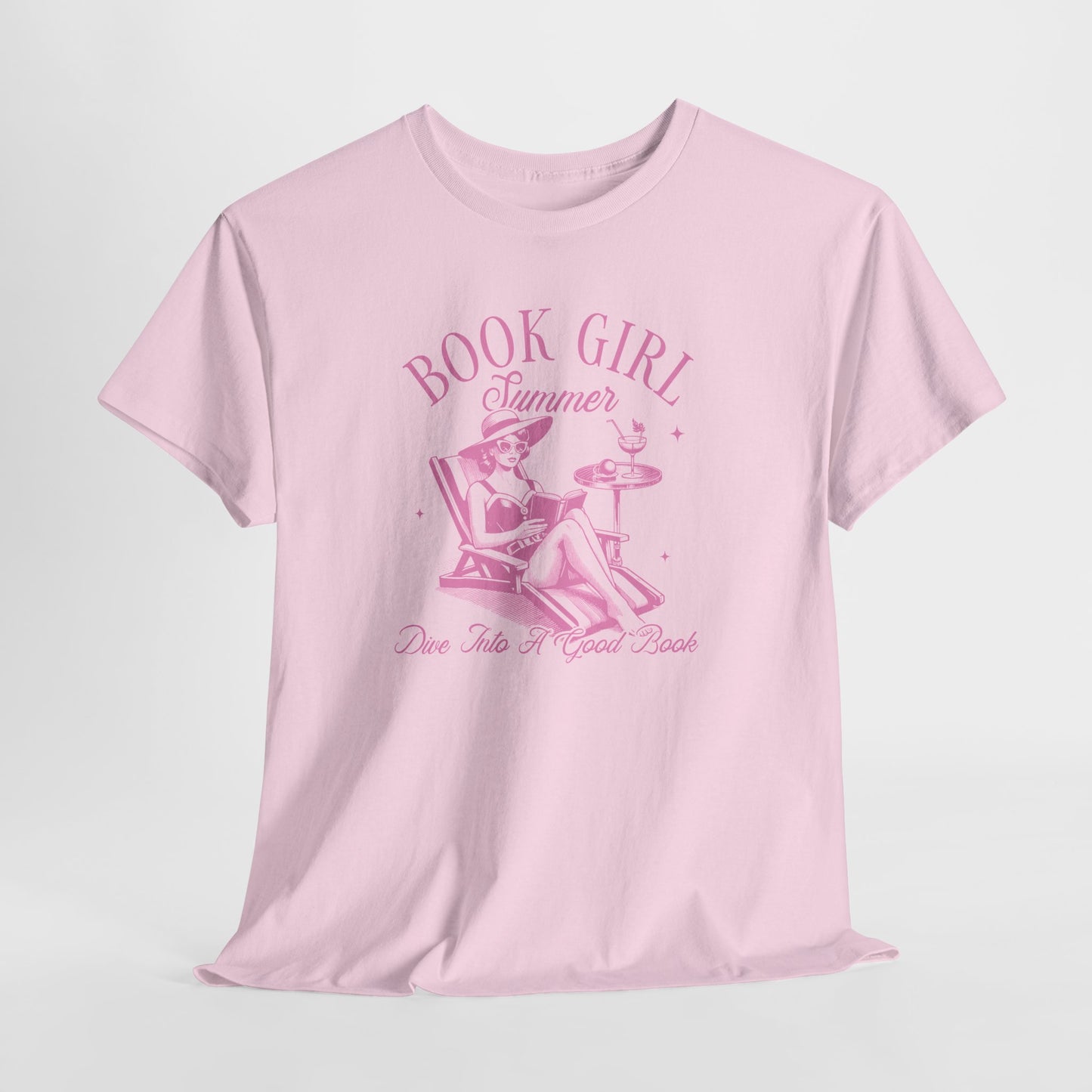 Book Girl Summer Girly Pop Tee-Bookish T-Shirt