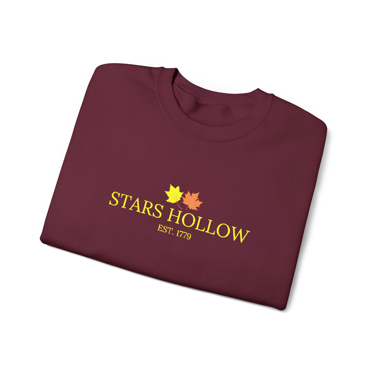 Stars Hollow Fall Embroidered Crewneck Sweatshirt