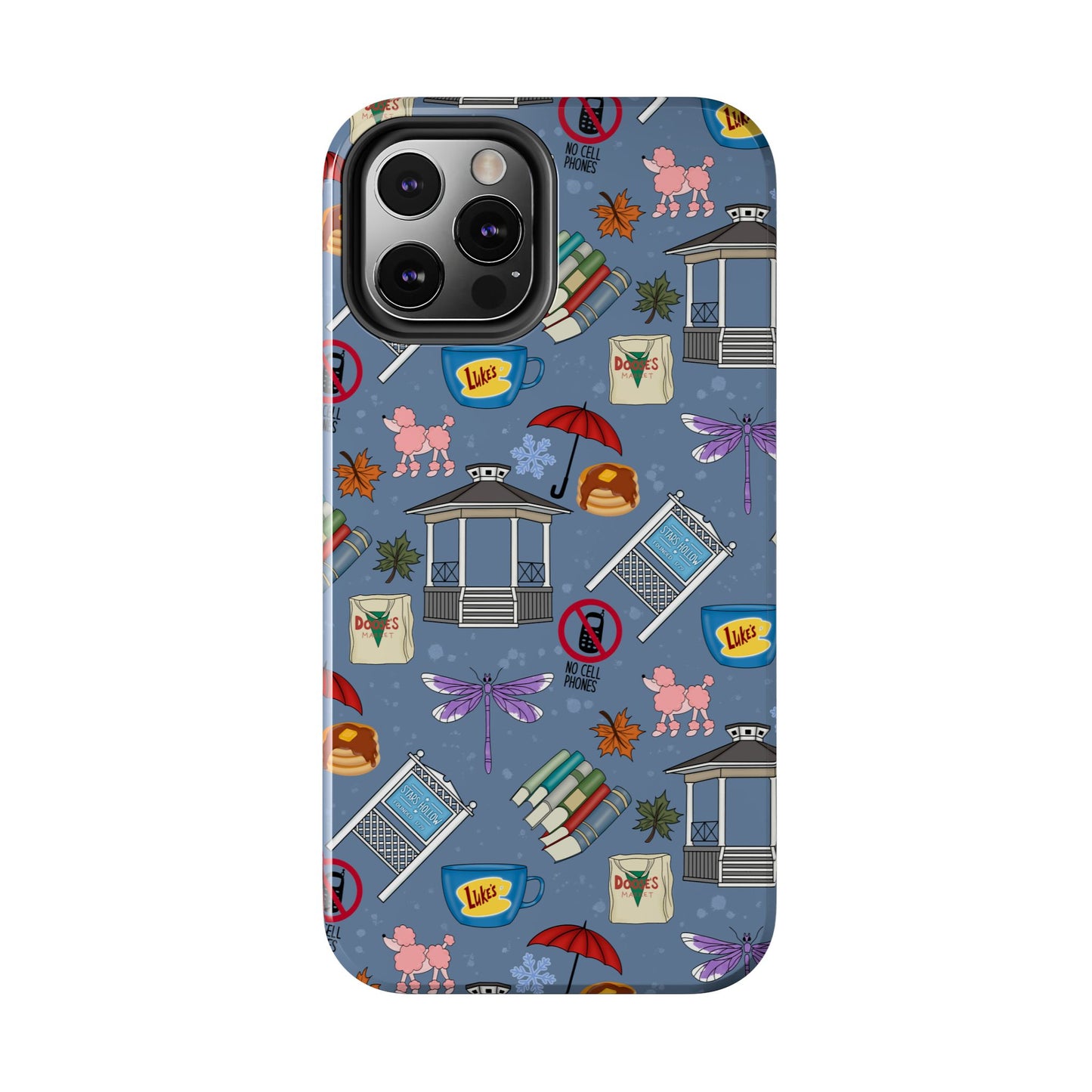 Stars Hollow Gilmore Girls Blue Phone Case