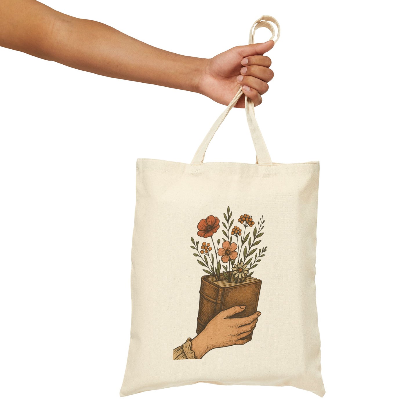Botanical Bouquet Tote Bag —Blooming Book Tote