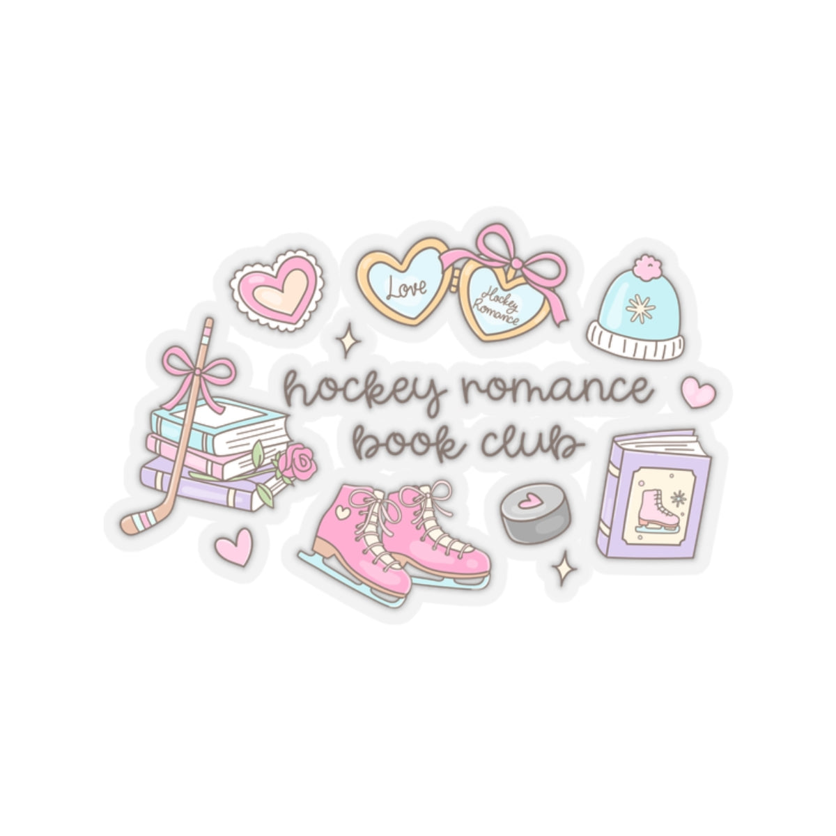 Hockey Romance Book Club Sticker