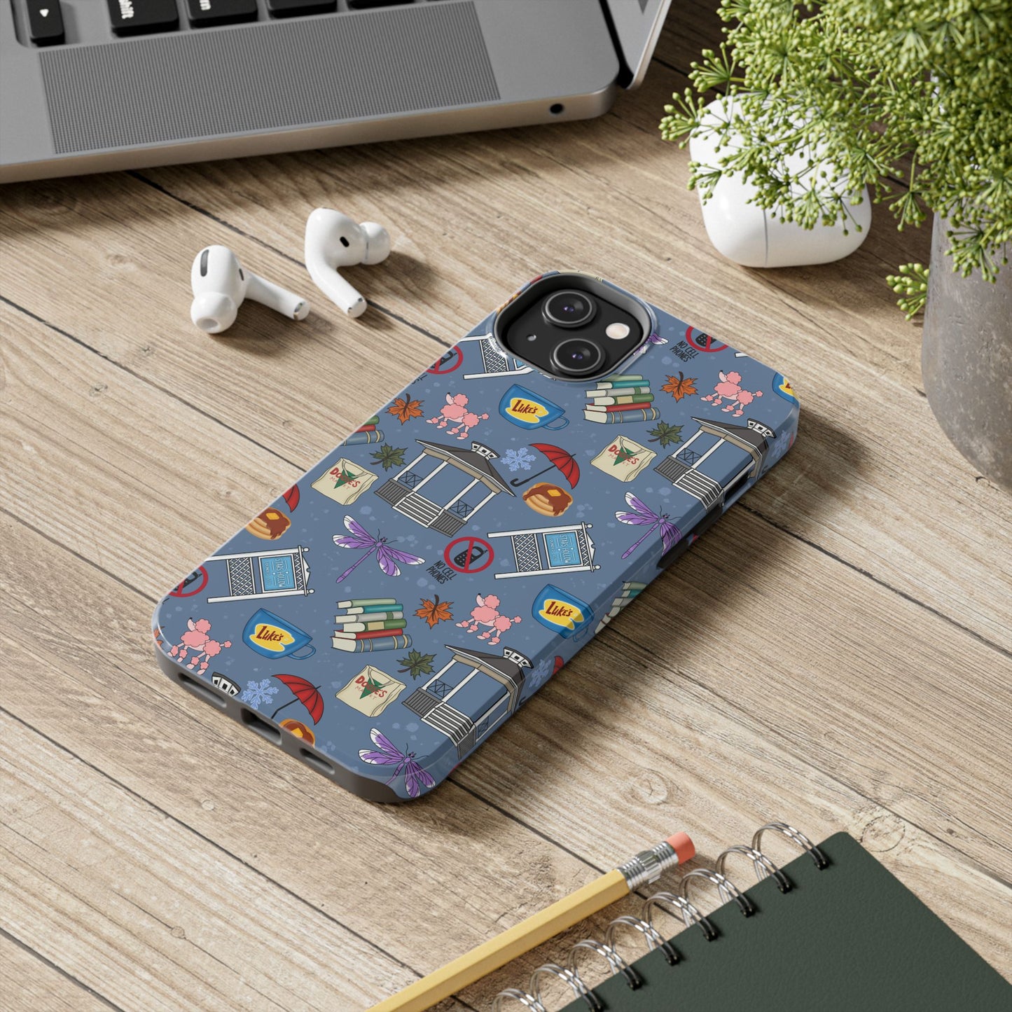 Stars Hollow Gilmore Girls Blue Phone Case