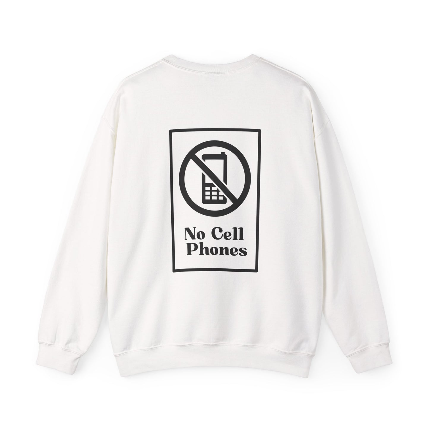 No Cell Phones Crewneck Sweatshirt-Gilmore Girls Luke's Diner