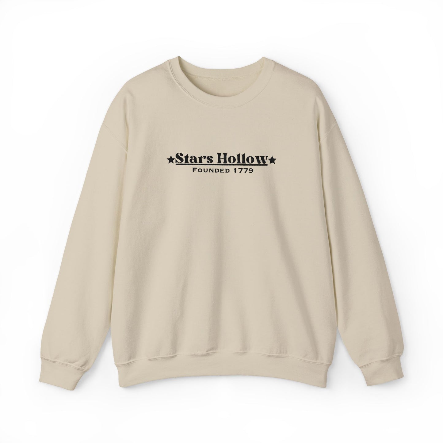 Stars Hollow 1779 Embroidered Crewneck Sweatshirt