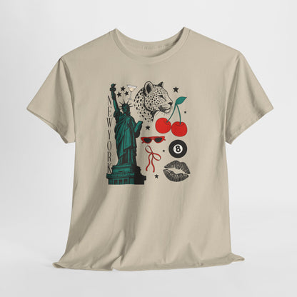 New York Socialite Summer Cotton T-Shirt-Gossip Girl