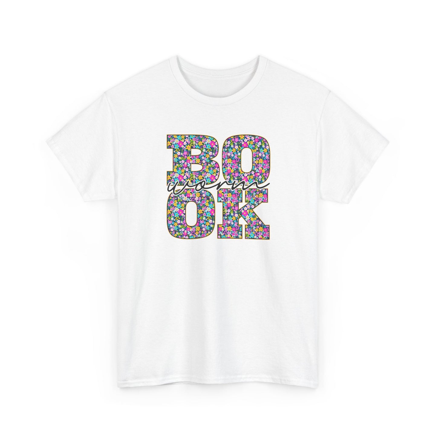 Floral Bookworm Tee-Bookish T-Shirt