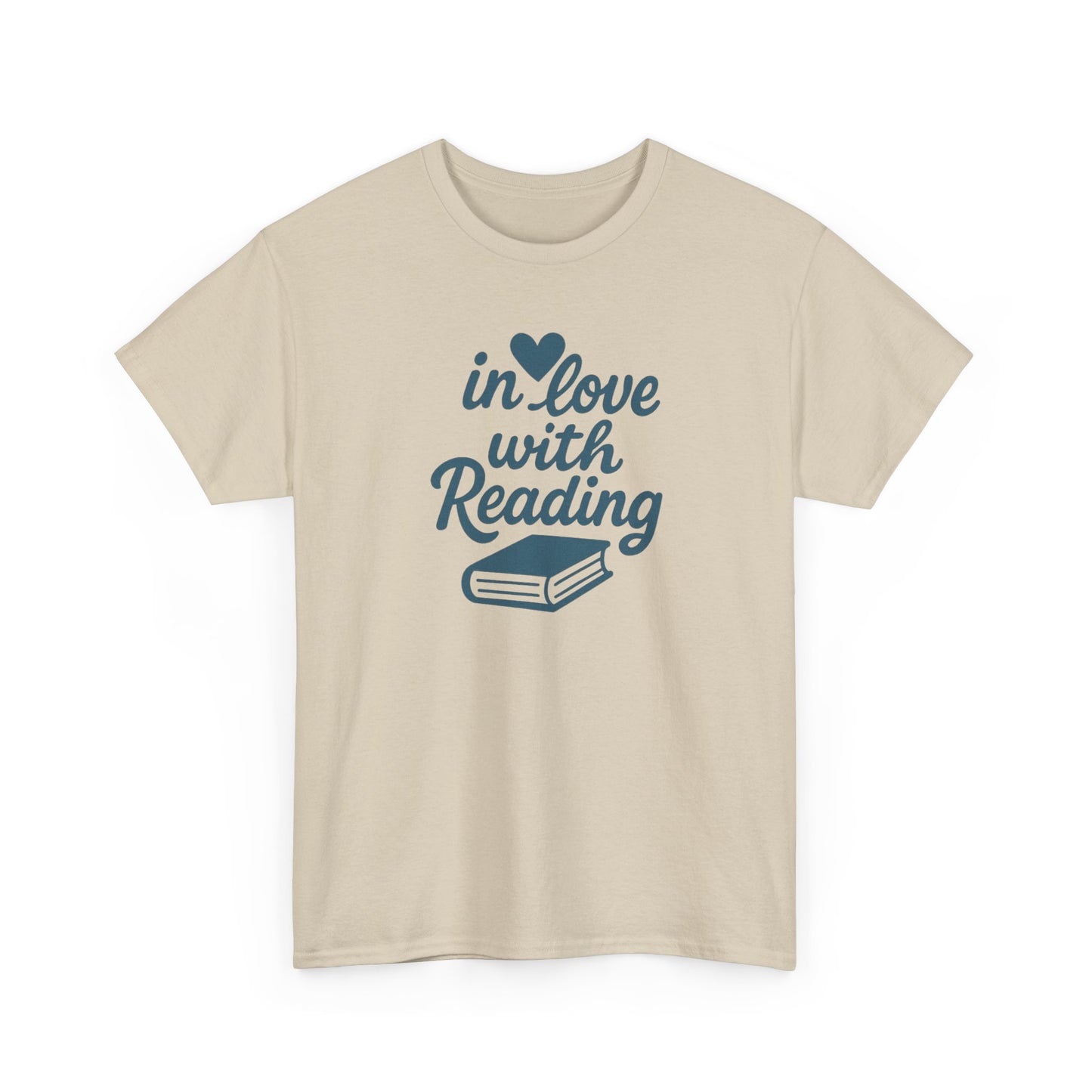 Reading Lover T-Shirt – "In Love With Reading" Graphic Tee for Book Lovers