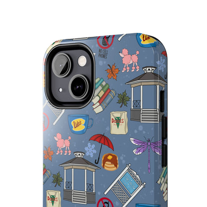 Stars Hollow Gilmore Girls Blue Phone Case
