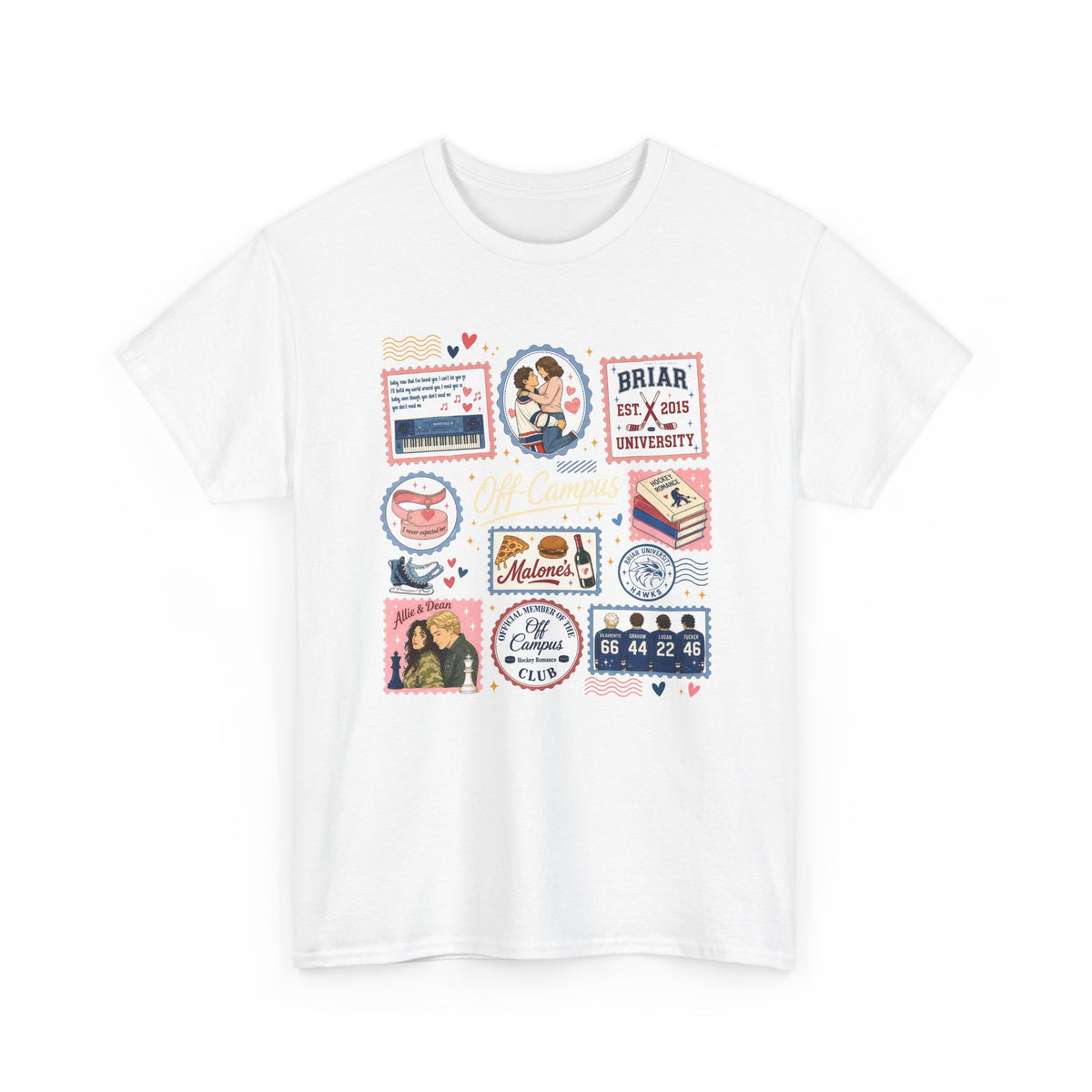 Off-Campus Hockey Romance T-Shirt